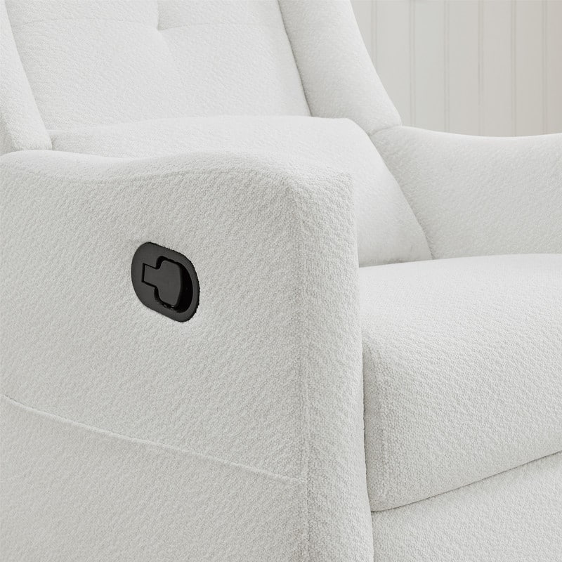 Lincoln Manual Swivel Glider Recliner with Lumbar Pillow