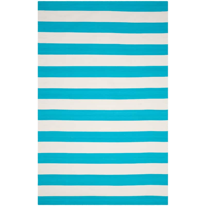 SAFAVIEH Handmade Montauk Geltrude Stripe Cotton Flatweave Rug