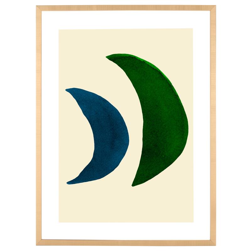 SAFAVIEH Lucine Twin Moons 18 x 24-inch Framed Wall Art