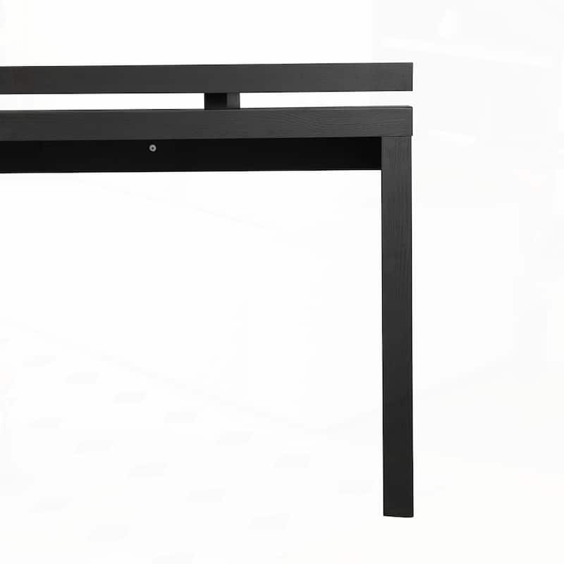 Retro Wooden Entryway Farmhouse Console Table