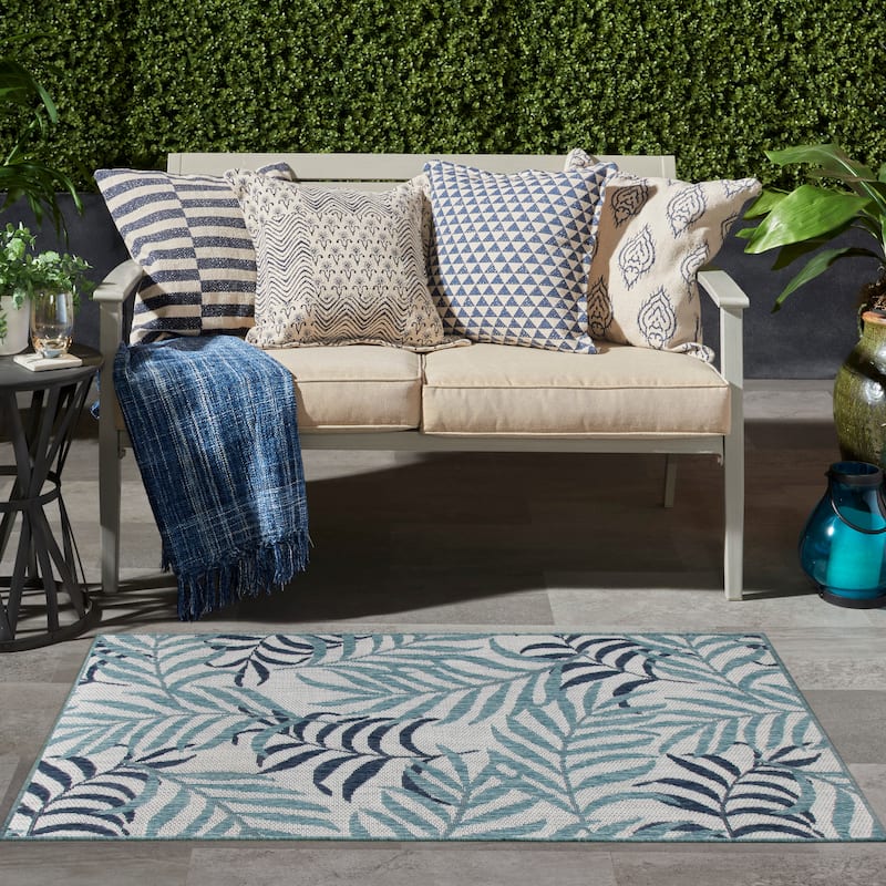 Nourison Garden Oasis Indoor/Outdoor Nature Area Rug