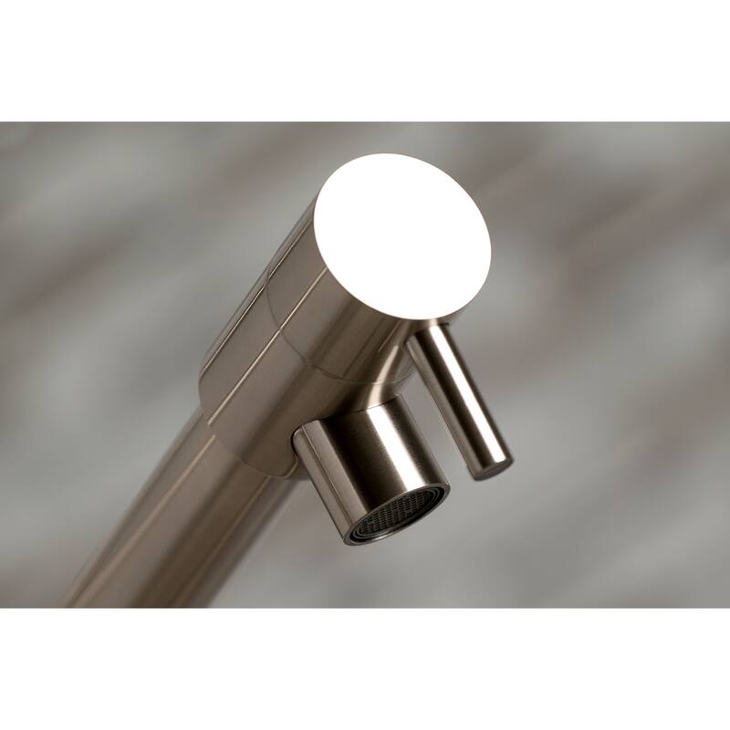 Continental Single-Handle Pre-Rinse Kitchen Faucet in Brushed Nickel