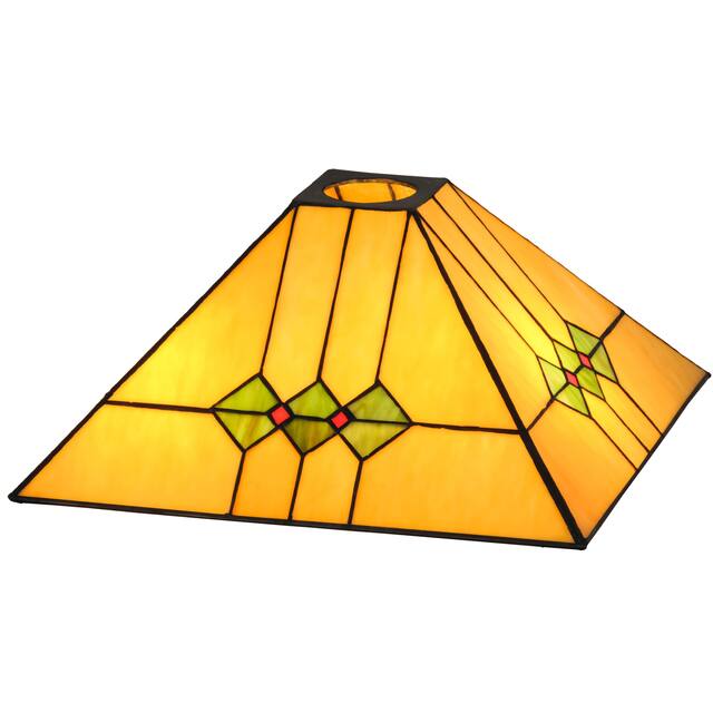 13"Sq Martini Mission Shade