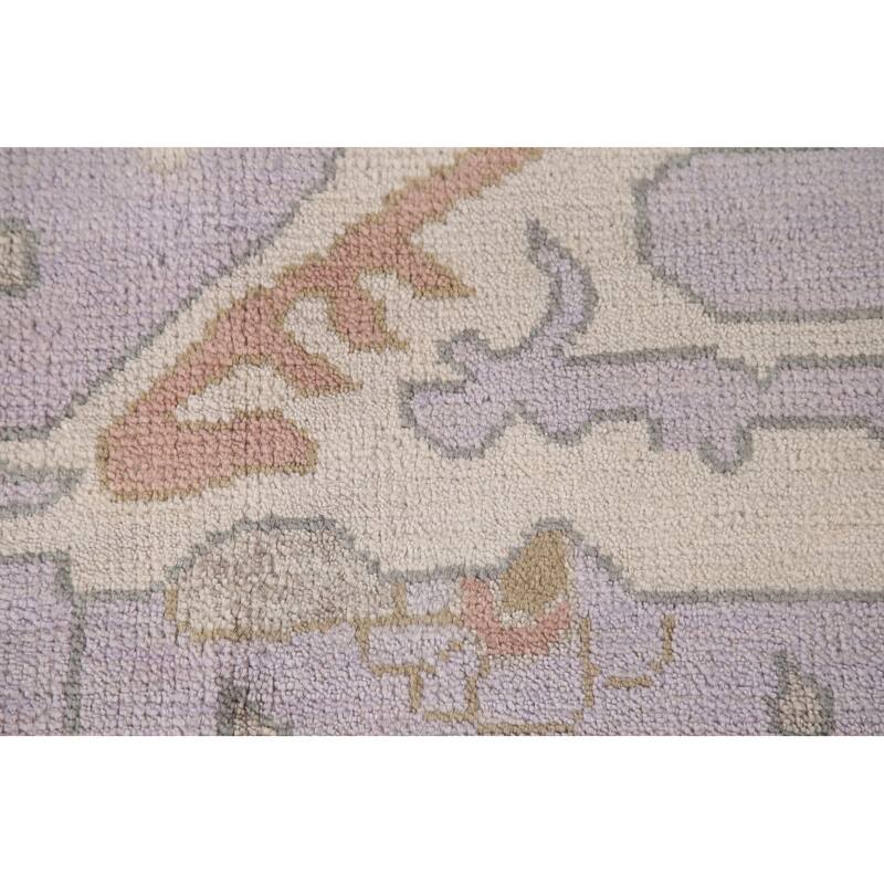 Large Oushak Oriental Rug Handmade Wool Carpet - 9'11"x 14'0"