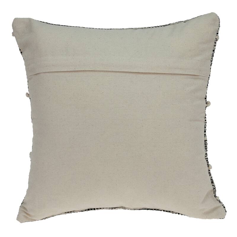 Parkland Collection Abali Transitional Black and White Pillow Cover