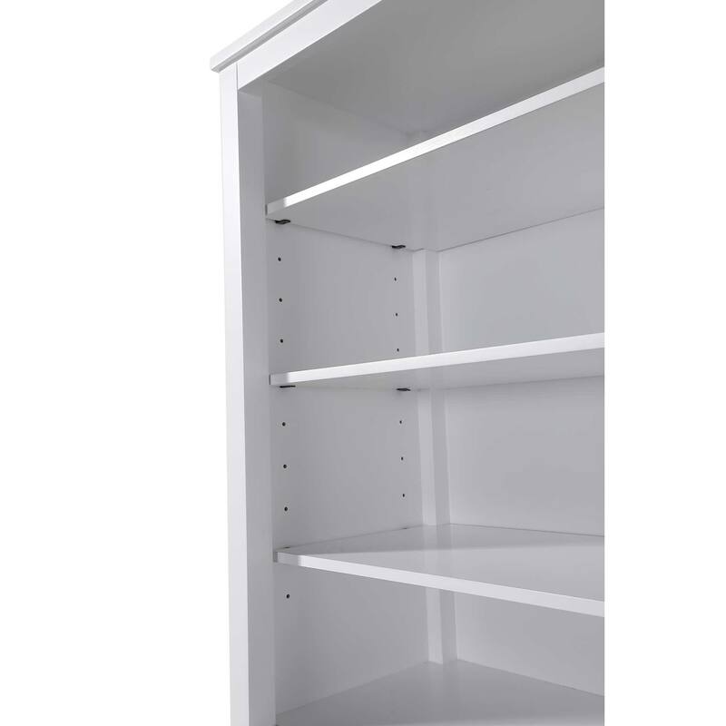 Kensington 16-28 Inch Open Shelving Bath Storage Cabinet