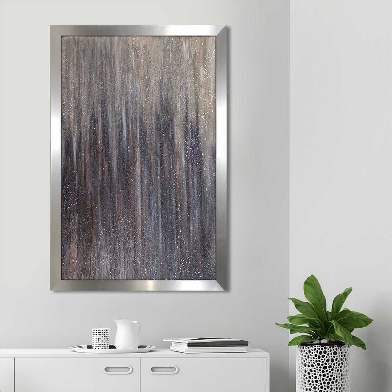 "Downtown Blizzard (Vertical)" Print on Acrylic