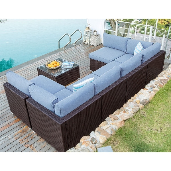 7 piece sectional patio furniture sales