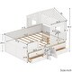 preview thumbnail 9 of 12, Full Size House Low Loft Bed