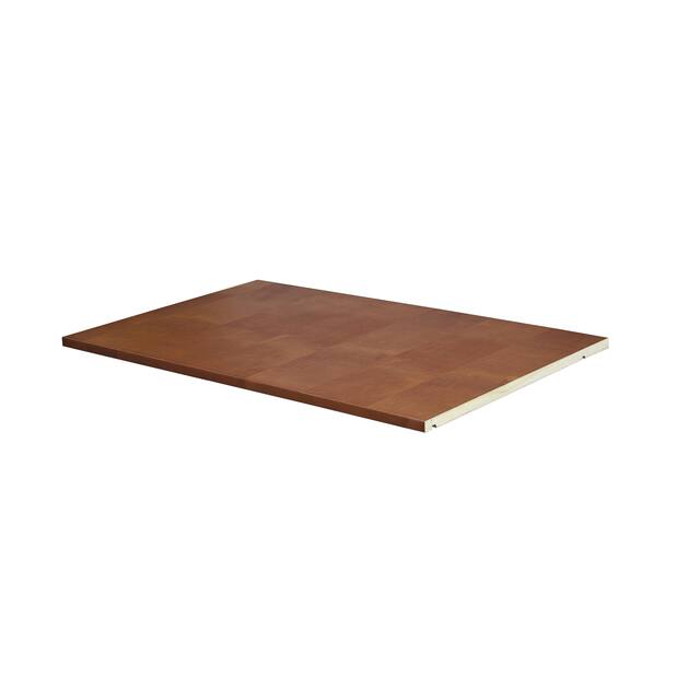 Solid Wood Optional Shelf for Family, Grand, Flexible Wardrobes - Mocha