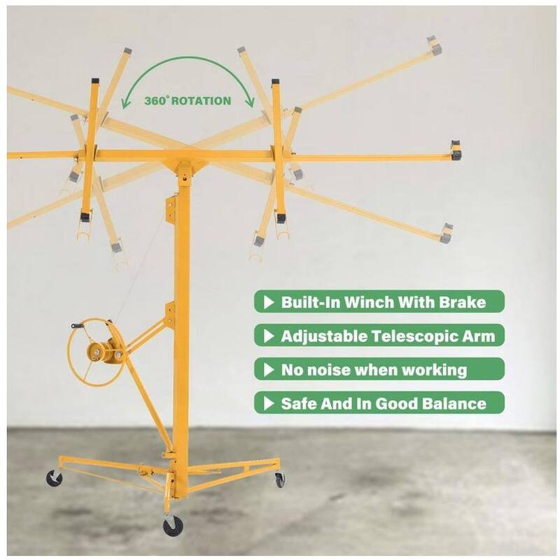 53'' Drywall Panel Hoist Jack Lifter Drywall Lift Panel Lift