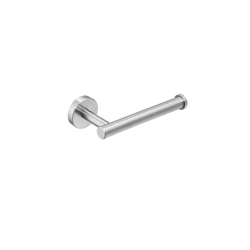 8-Piece Stainless Steel Wall Mounted Bathroom Hardware Set - Brushed nickel