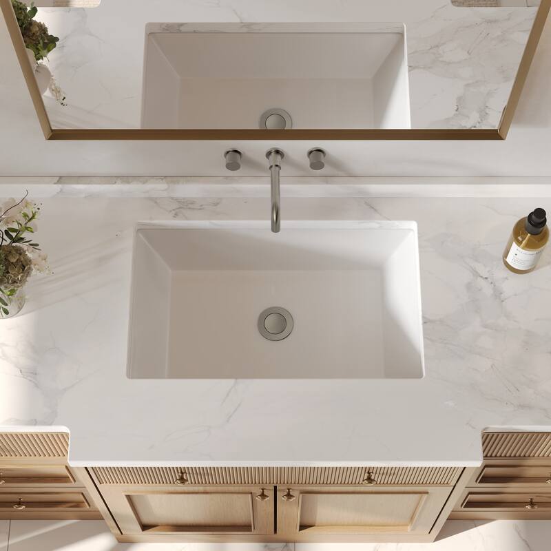 GRANDJOY 2-Handle Wall Mounted Bathroom Faucet