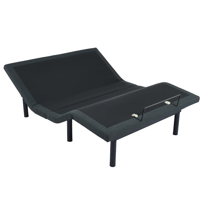 CO-Z Massaging Zero Gravity Adjustable Bed with Wireless Remote and Underbed Lighting - Queen