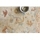 preview thumbnail 12 of 16, Alexander Home Transitional Floral Mosaic Hand-Hooked 100% Wool Rug 2'6" x 7'6" - Ivory/Multi - Rectangle