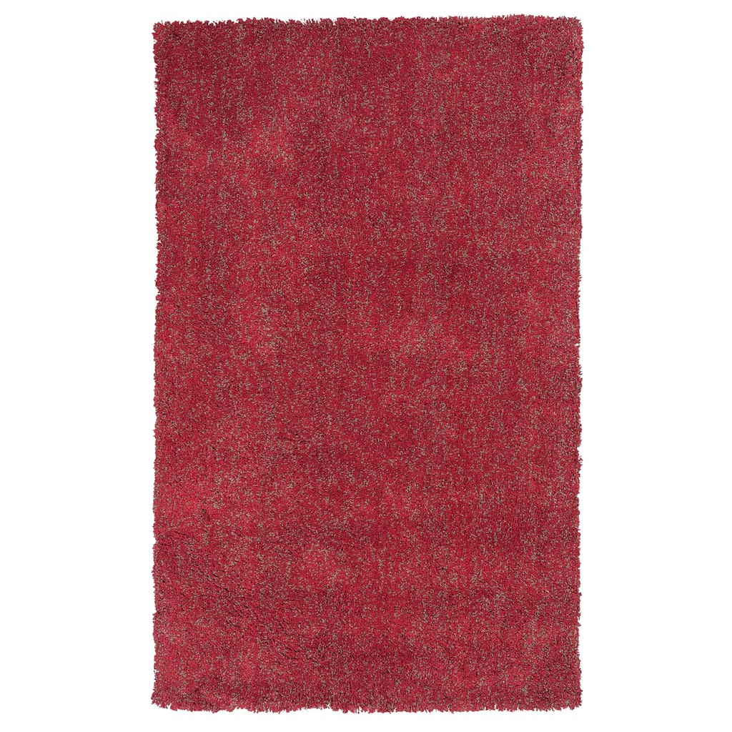 Domani Euphoria Cozy Red Heather Hand-woven Rug