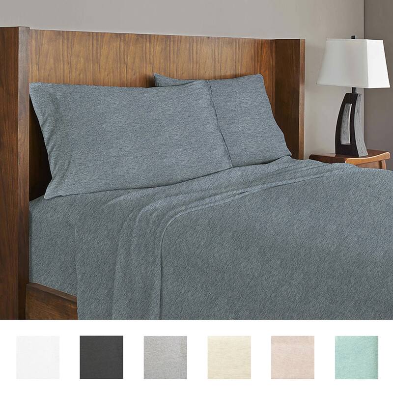 Soft Tees Luxury Jersey Knit Bed Sheet Set