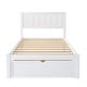 preview thumbnail 7 of 15, Twin Size Platform Bed with Under-bed Drawers, Extra Legs for Stability, White