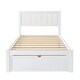 preview thumbnail 7 of 8, Twin Size Platform Bed with Under-bed Storage Drawers ,Spacious Design and Sturdy Pine Wood Construction