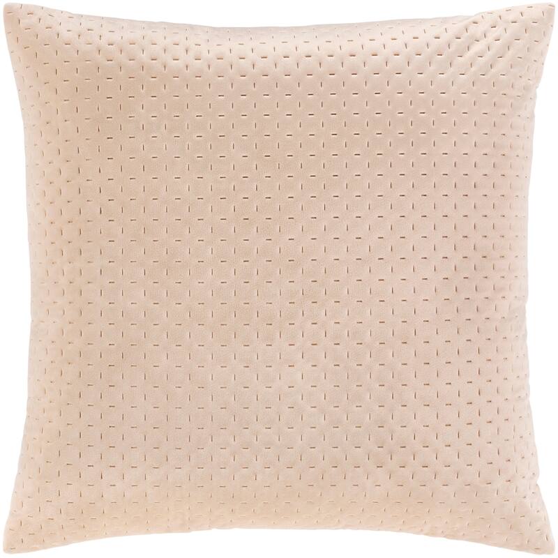 The Curated Nomad Sawyer Velvet Stitched 18-inch Throw Pillow Cover