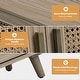 preview thumbnail 18 of 55, Filippo Traditional Rattan 3-Door Sideboard Cabinet by HULALA HOME