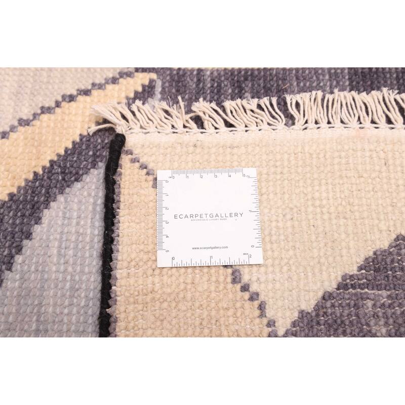 ECARPETGALLERY Hand-knotted Pak Finest Marrakesh Light Grey Wool Rug - 8'1 x 9'10