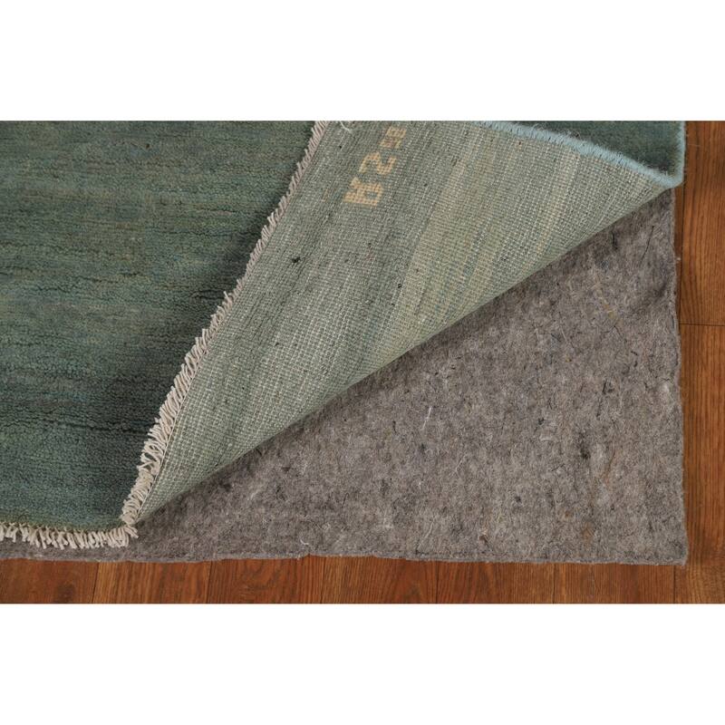 Stripe Gabbeh Modern Rug Handmade Wool Carpet - 2'7" x 4'1"