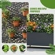 preview thumbnail 51 of 103, 72 in Metal Movable Planter Box with Trellis Privacy Screen Lockable Wheels