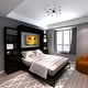 preview thumbnail 16 of 26, Brentwood Queen Murphy 2-pier Desk Bed