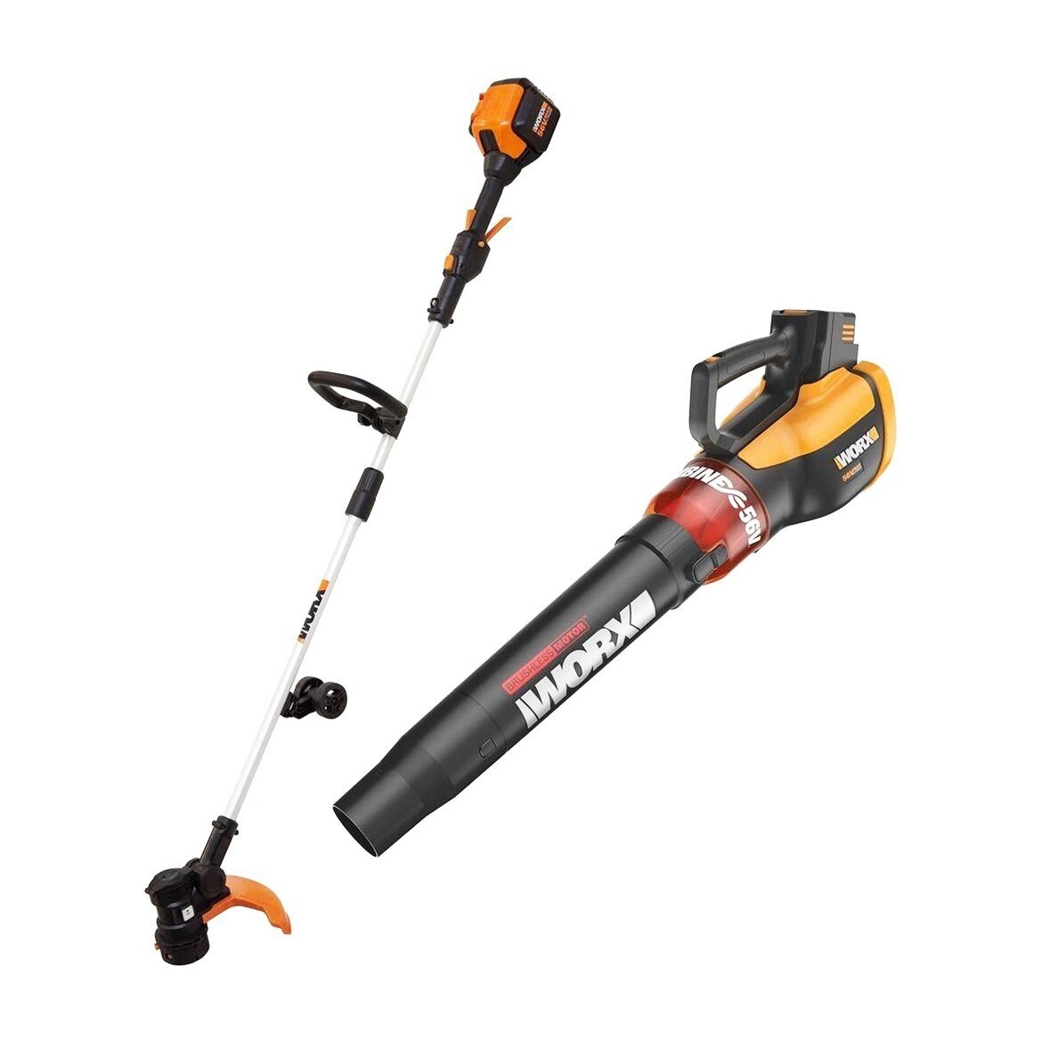 Shop Positec Wg926 Wx 56v Trmmr Blwr Combo Kit Overstock 16899854