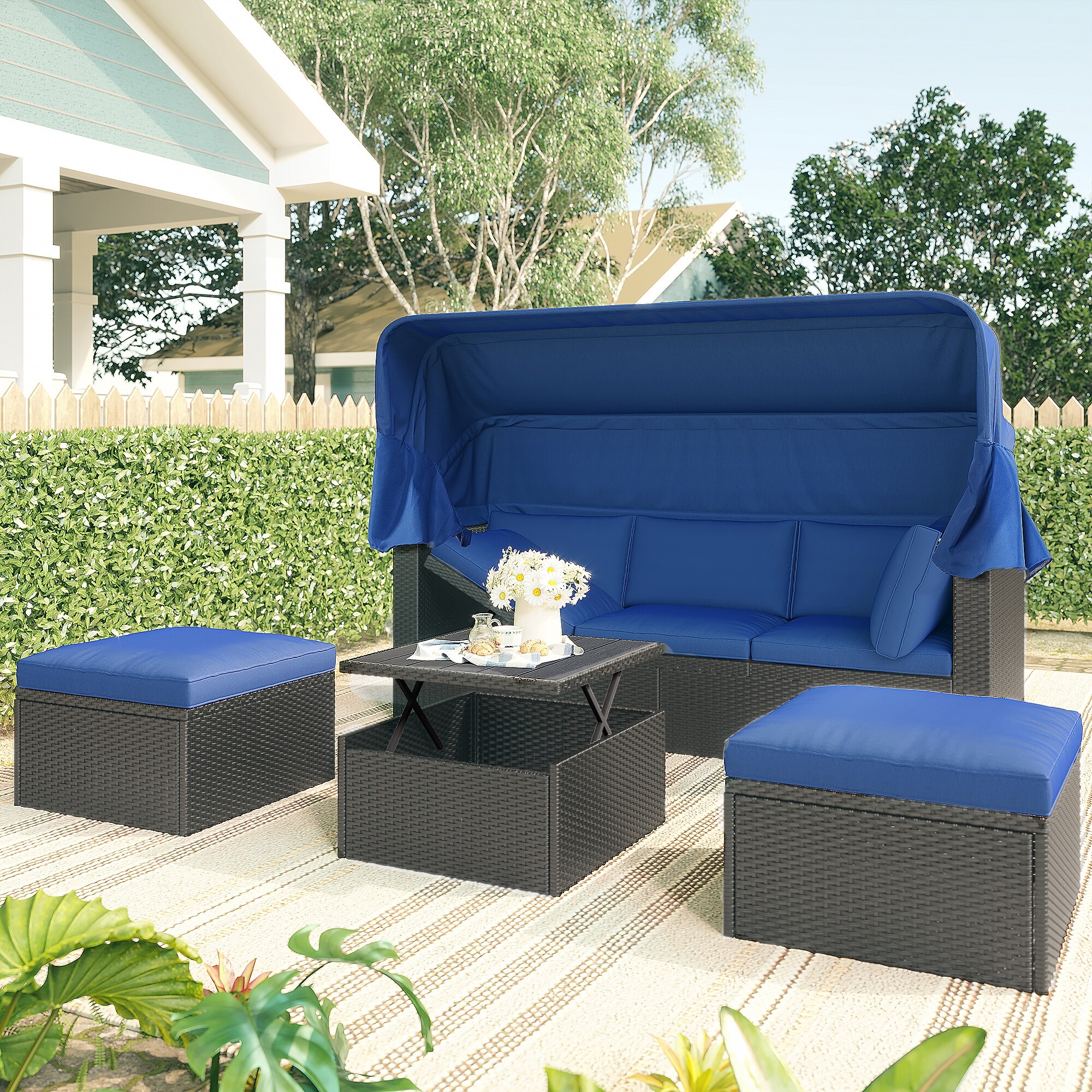 Reclining hotsell patio sofa