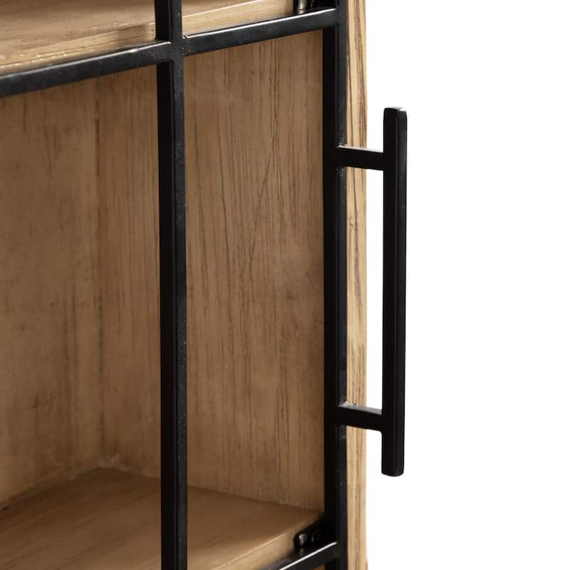 Kate and Laurel Megara Arched Wall Mounted Cabinet - 16x5x24