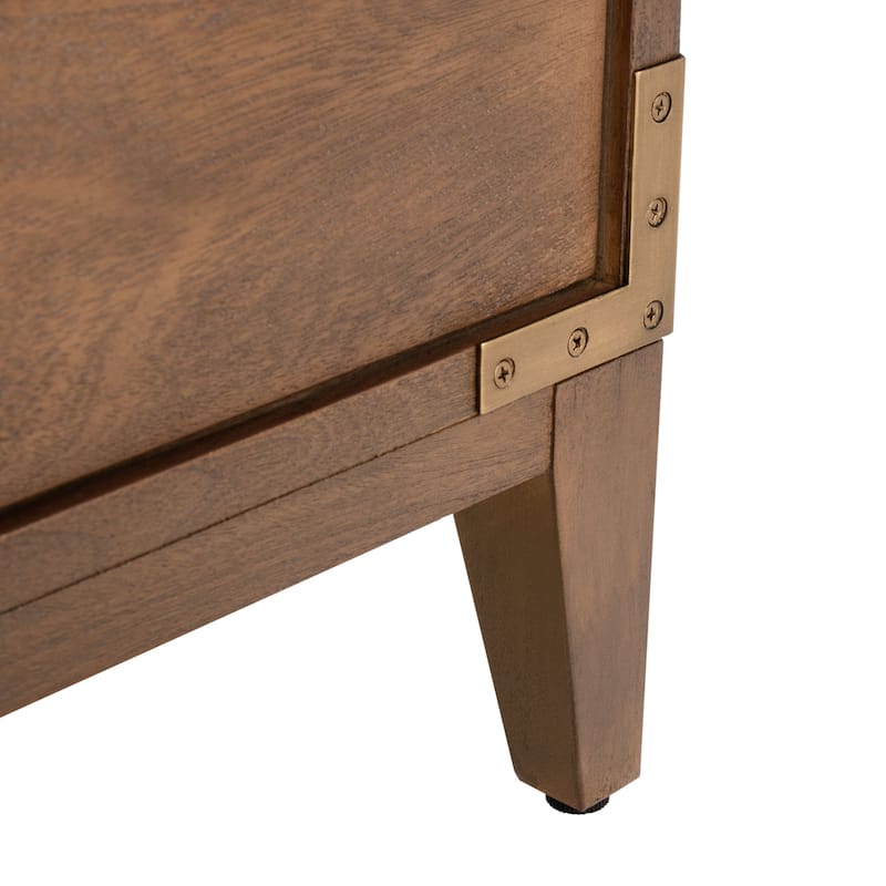 SAFAVIEH Couture Girija 3-Drawer Wood Nightstand