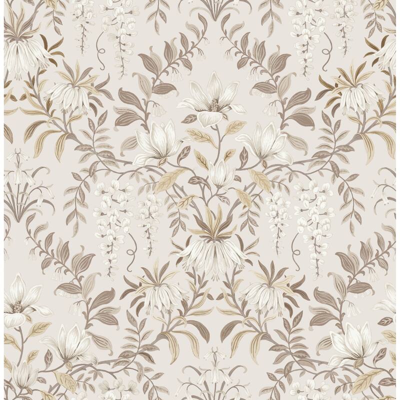 Laura Ashley Parterre Soft Natural Wallpaper