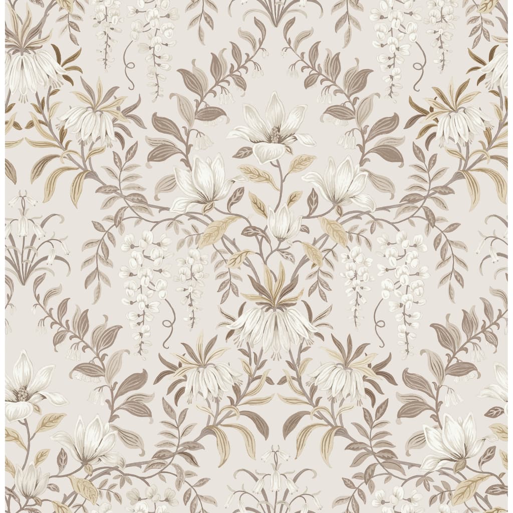 Laura Ashley Parterre Soft Natural Wallpaper