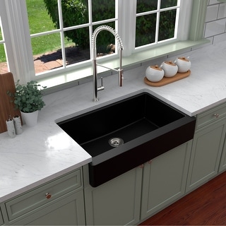 Karran Retrofit Apron Quartz Single Bowl Kitchen Sink