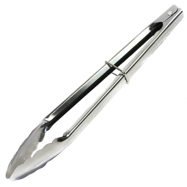 Chef Craft 12-Inch Classic Stainless Steel Clam Shell Tongs - Bed Bath ...