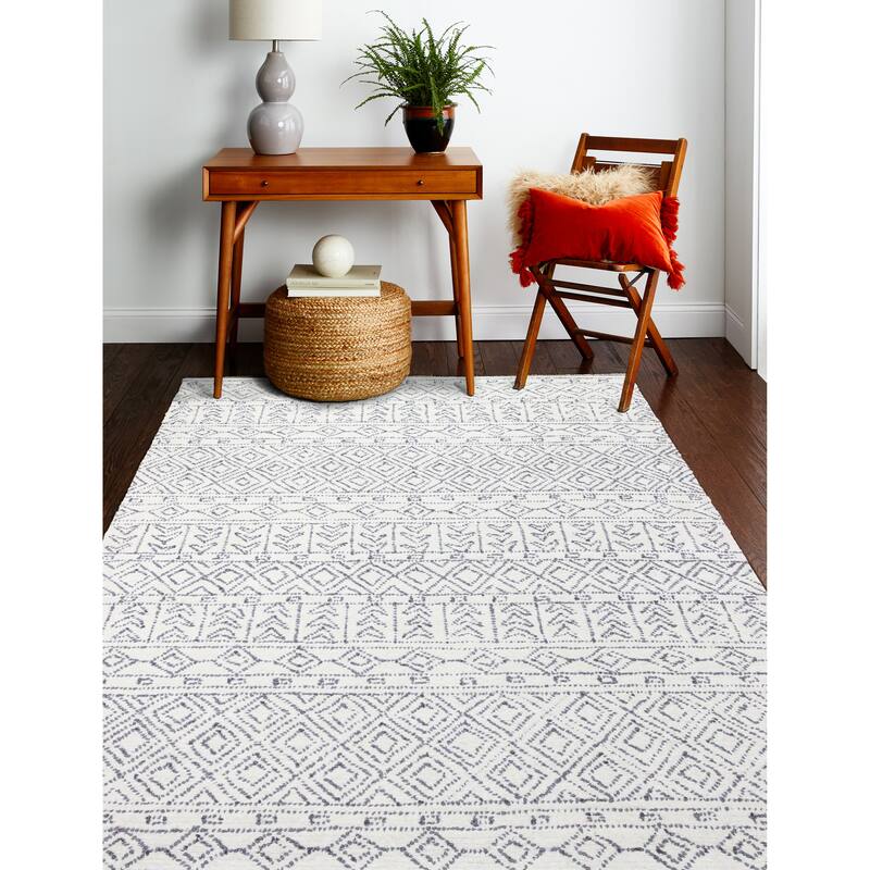 Bashian Ephraim Ivory/Grey Transitional Area Rug
