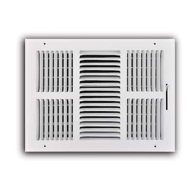 ProSelect PS3WW1410100 10" x 14" Wall / Ceiling Register with Mounting