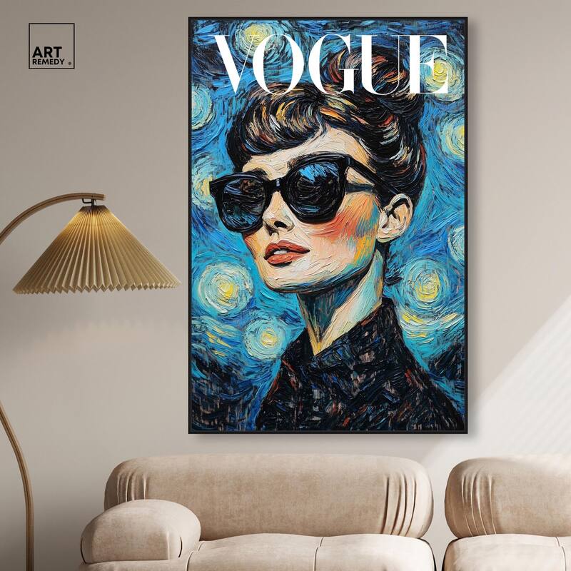 Starry Night Icon Canvas by Art Remedy