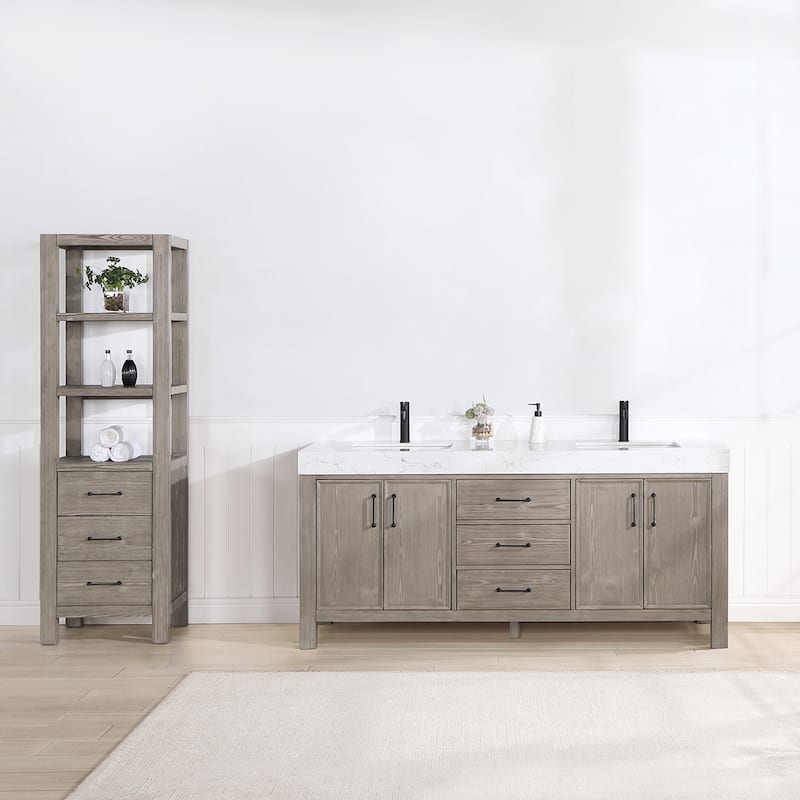 Miseno MV-NM-703872 León 72" Free Standing Double Basin Vanity Set
