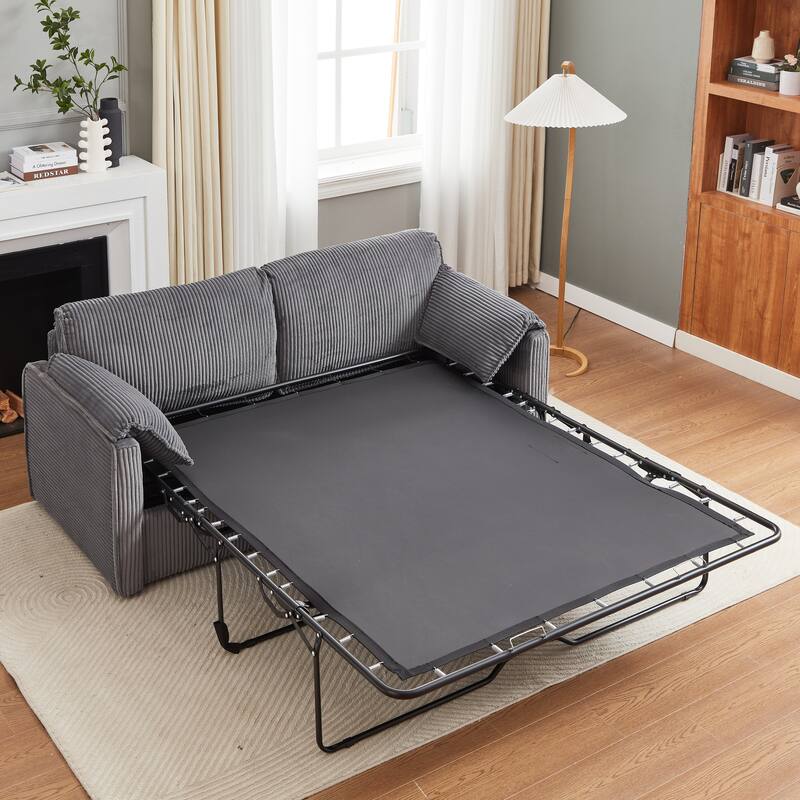 79.13" Multi-Functional Sleeper Pull Out Sofa Bed