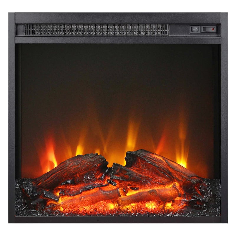 Quincy TV Stand with Fireplace Insert