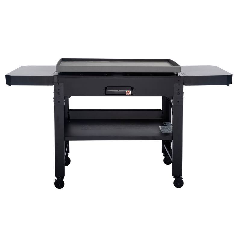 Royal Gourmet 34-Inch 4-Burner Propane Gas Griddle,Black & Silver