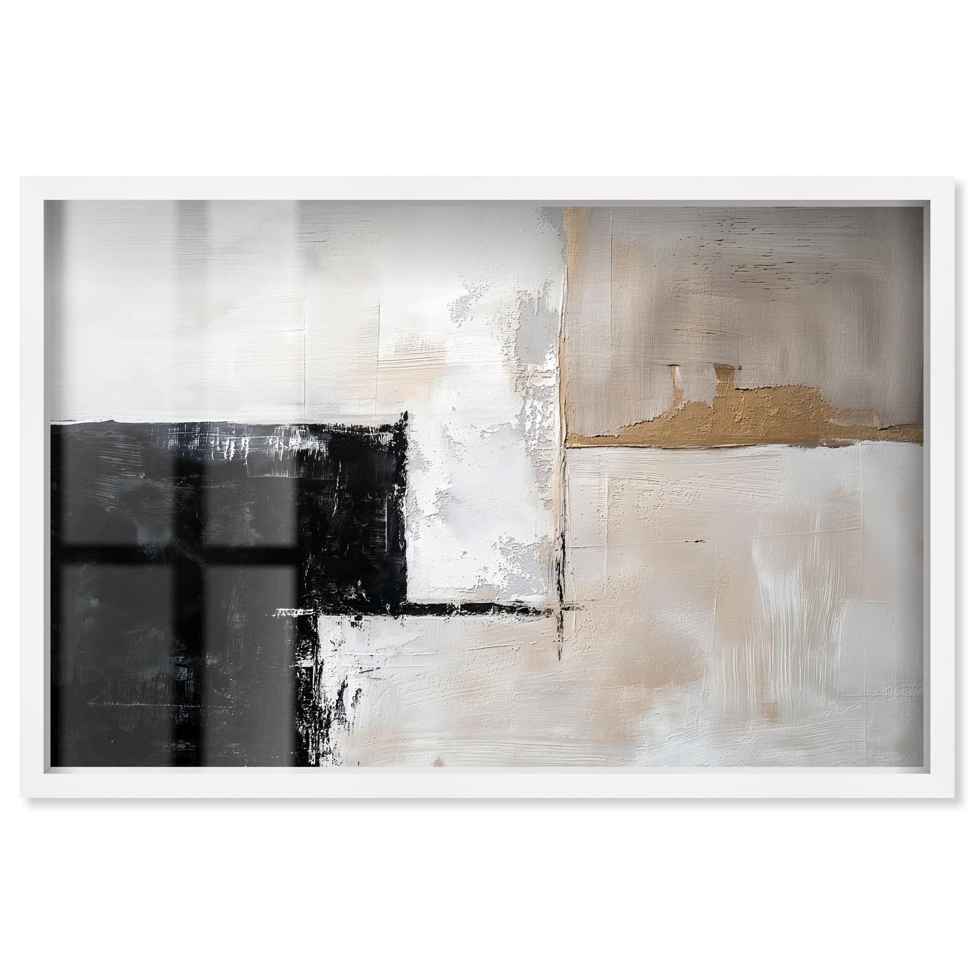 Black Dust and White Ash II Shadowbox by Art Remedy