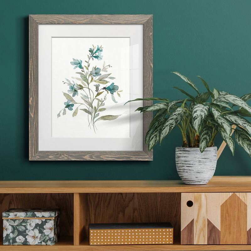 Linen Botanical III-Premium Framed Print - Ready to Hang