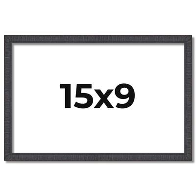 15x9 Frame Brown Solid Wood Picture Frame - Complete Modern Photo