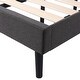 preview thumbnail 9 of 35, Taomika 3-Pieces Tufted Upholstered Platform Bed and Nightstands Set