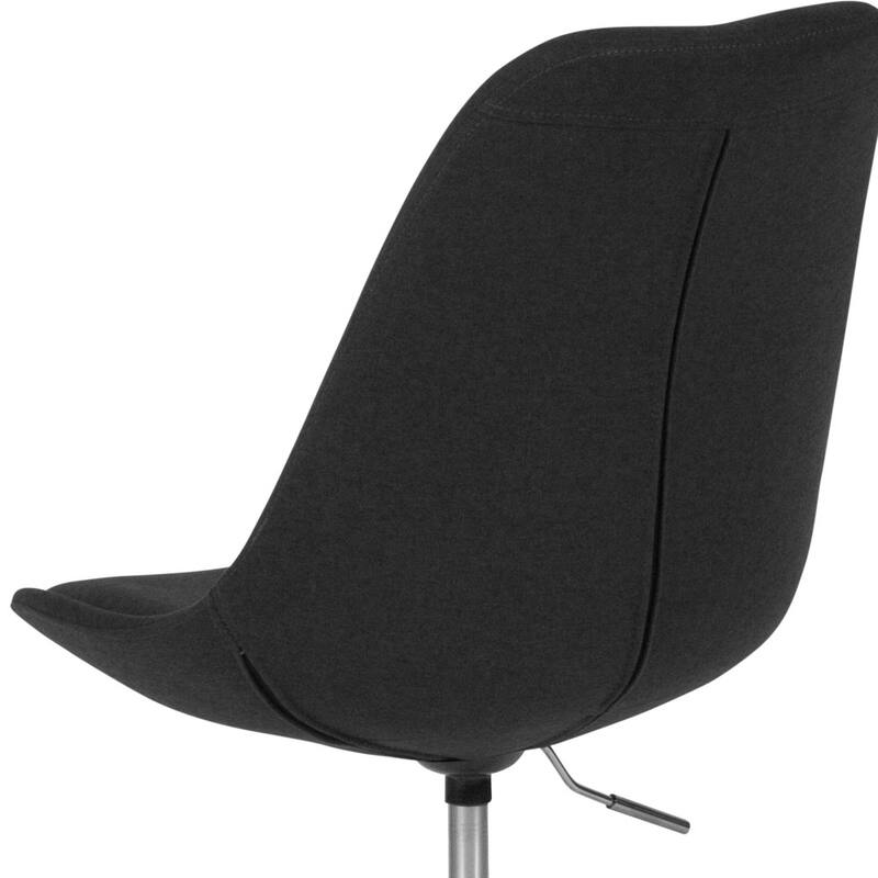 Mid-Back Fabric Task Office Chair with Pneumatic Lift