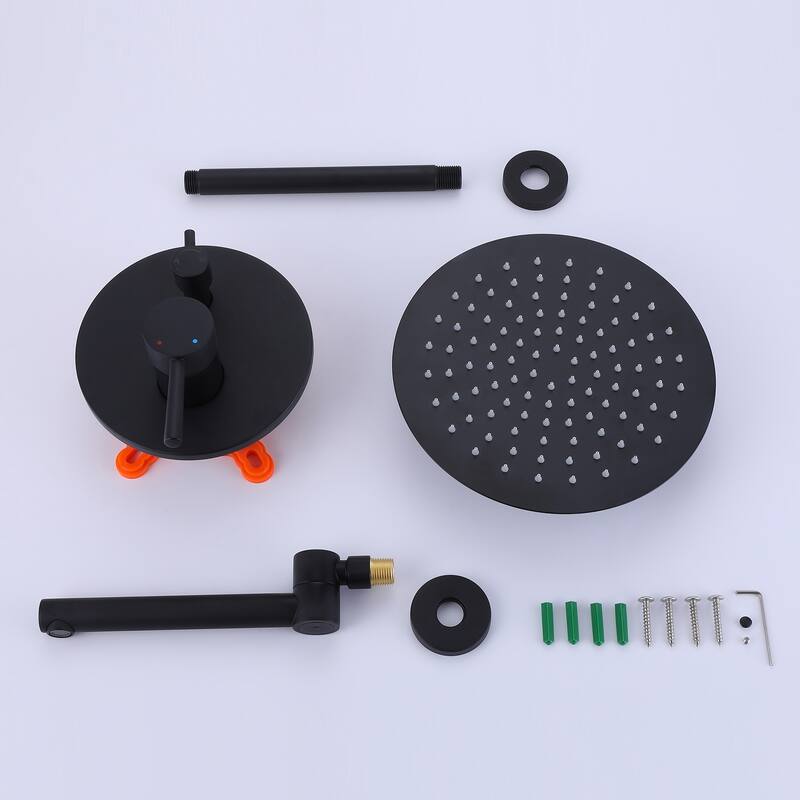 Tub and Shower Faucet with 10 in. Rain Shower Head